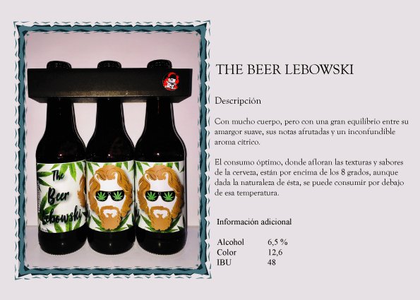 Riots Beer The Beer Lebowski caja 12 unids.
