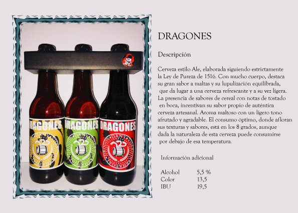 Riots Beer Cerveza Dragones  caja 12 unids.