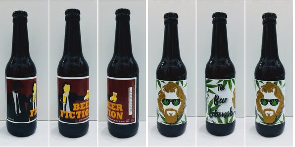 Pack 6 unids. Tipo Ipa / 3 Beer Fiction + 3 The Beer Lebowski