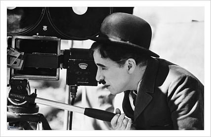Cuadro Charles Chaplin Camera