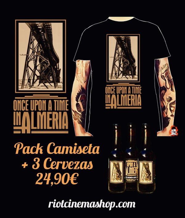 Pack Camiseta + Cervezas “Érase una vez en Almería”