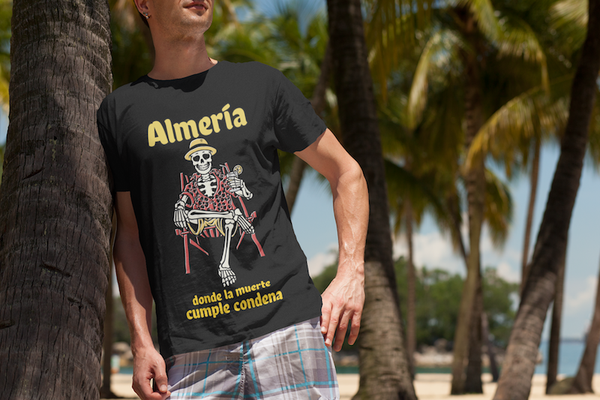 Camiseta Almería, donde la muerte cumple condena.